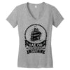 Sailor Life Is Adventure Dare It Women's V-Neck T-Shirt