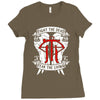 Fight The Dead Fear The Living Ladies Fitted T-Shirt