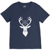 Deer With Diamond V-Neck Tee