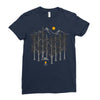 be alone Ladies Fitted T-Shirt