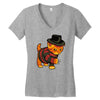 nightmeow on elm street Women's V-Neck T-Shirt