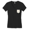Free Birds Pocket Women's V-Neck T-Shirt