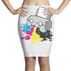 puker printer Pencil Skirts