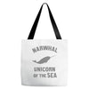 narwhals Tote Bags