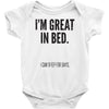 great in bed Baby Bodysuit