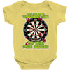 funny darts i'm never wearing, ideal gift or birthday present. Baby Bodysuit