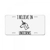i believe in unicorns License Plate