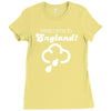 welcome to england! Ladies Fitted T-Shirt