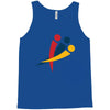 red blu yellow Tank Top
