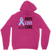 hope love cure stomach cancer awareness Unisex Hoodie