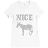 nice ass Ladies Fitted T-Shirt