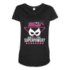 Super Mom-What's Your Superpower? Maternity Scoop Neck T-shirt