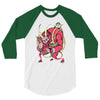 krampus (blood red) 3/4 Sleeve Shirt