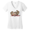 zombies!! Women's V-Neck T-Shirt