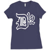 new d12 rap hip hop music classic logo Ladies Fitted T-Shirt