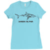 shark alpha Ladies Fitted T-Shirt