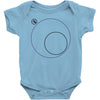 Outside Circle Baby Onesie