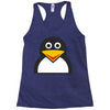 penguin face Racerback Tank