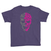 two coloured skull Youth Tee