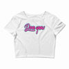 love you baby Crop Top