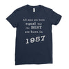 best men are born in 1957   60th birthday Ladies Fitted T-Shirt