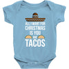 i love you and tacos Baby Bodysuit