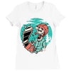 skullchain saw Ladies Fitted T-Shirt