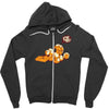 happy face Zipper Hoodie