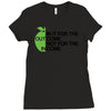 in it for the outcome Ladies Fitted T-Shirt