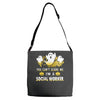 social worker 1 Adjustable Strap Totes