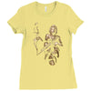 marilyn monroe machine gun gangster 100% cotton Ladies Fitted T-Shirt