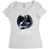 feed me and tell me i'm pretty Women's Triblend Scoop T-shirt