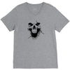 skull ghosts V-Neck Tee