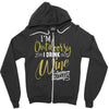 wine outside Zipper Hoodie