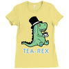 tee rex Ladies Fitted T-Shirt