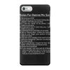 rules for dating my son iPhone 7 Case