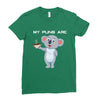 my puns are Ladies Fitted T-Shirt