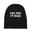 kale yeah i'm vegan Baby Beanies