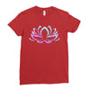 hologram lotus Ladies Fitted T-Shirt