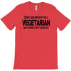vegetarian ask yourself why not vegan food foodie tofu geek tee shirt T-Shirt