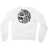 death before decaf white Crewneck Sweatshirt