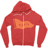 go flag Zipper Hoodie