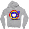 i am not gay, i just like rainbows Zipper Hoodie
