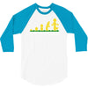 evolution of lego man 3/4 Sleeve Shirt