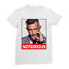 conor mcgregor notorious Ladies Fitted T-Shirt