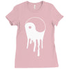 yang and yin dripping chinese symbol fashion geek samurai Ladies Fitted T-Shirt