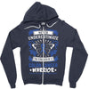 Never Underestimate The Strength Of A Colon Cancer Warrior Zipper Hoodie