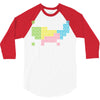 periodic table of america 3/4 Sleeve Shirt