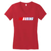boring Women's V-Neck T-Shirt