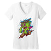 zombie cup Women's V-Neck T-Shirt